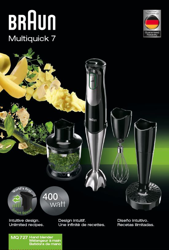 Cucina Mixer Ad Immersione Multiquick 7 MQ 725 Omelette USCA